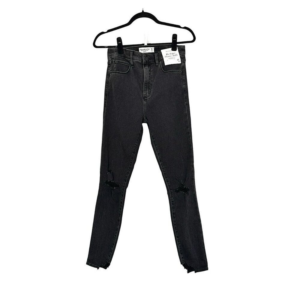 Abercrombie & Fitch High Rise Super Skinny Ankle Jeans